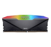 Оперативная память Apacer  DDR4  16GB  3200MHz DIMM NOX RGB Black Gaming Memory (PC4-25600) CL16 1.35V Intel XMP 2.0, Heat Sink (Retail) 1024*8  3 years (AH4U16G32C28YNBAA-1)