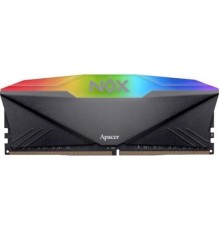 Оперативная память Apacer  DDR4  16GB  3200MHz DIMM NOX RGB Black Gaming Memory (PC4-25600) CL16 1.35V Intel XMP 2.0, Heat Sink (Retail) 1024*8  3 years (AH4U16G32C28YNBAA-1)