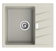 Кухонная мойка RIVELATO RIVELATO Мойка RAUM 58  1-чаша 580*500мм, монтаж: врезной, материал: кварц, цвет: топаз