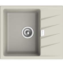 Кухонная мойка RIVELATO RIVELATO Мойка RAUM 58  1-чаша 580*500мм, монтаж: врезной, материал: кварц, цвет: топаз