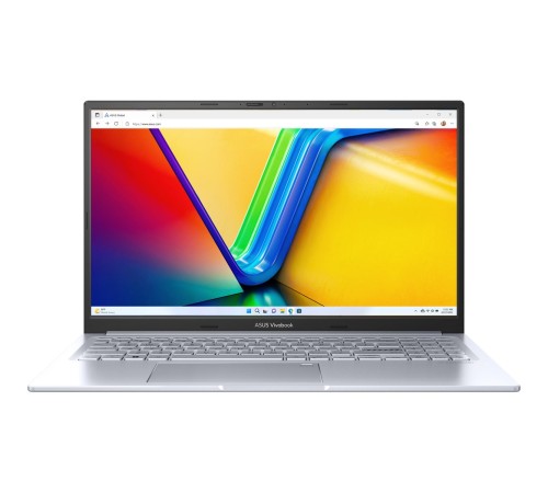 Ноутбук/ ASUS K3504VA-MA556 15.6"(2880x1620 OLED)/Intel Core i7 1355U(1.7Ghz)/16384Mb/1024PCISSDGb/noDVD/Int:Intel Iris Xe Graphics/Cam/BT/WiFi/50WHr/war 1y/1.6kg/Cool Silver/DOS Ноутбук/ ASUS K3504VA-MA556 15.6"(2880x1620 OLED)/Intel Core i7 1355U(1.7Ghz)/16384Mb/1024PCISSDGb/noDVD/Int:Intel Iris Xe Graphics/Cam/BT/WiFi/50WHr/war 1y/1.6kg/Cool Silver/DOS
