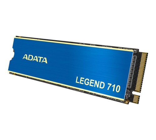 Твердотельный накопитель/ ADATA SSD LEGEND 710, 256GB, M.2(22x80mm), NVMe 1.4, PCIe 3.0 x4, 3D NAND, R/W 2100/1000MB/s, IOPs 90 000/130 000, TBW 65, DWPD 0.23, with Heat Sink (3 года) Твердотельный накопитель/ ADATA SSD LEGEND 710, 256GB, M.2(22x80mm), NVMe 1.4, PCIe 3.0 x4, 3D NAND, R/W 2100/1000MB/s, IOPs 90 000/130 000, TBW 65, DWPD 0.23, with Heat Sink (3 года)