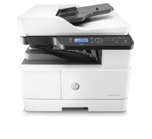 Лазерное многофункциональное устройство HP LaserJet MFP M443nda (p/c/s, A3, 1200dpi, 25ppm, 512Mb, 2trays 100+250, ADF 100, duplex, Scan to email/SMB/FTP, PIN printing, USB/Eth, cart. 4000 pages & USB cable in box, repl. W7U02A)
