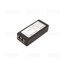PoE-инжектор OSNOVO Midspan-1/300GA PoE-инжектор Gigabit Ethernet на 1 порт, мощностью до 30W. Совместим с оборудованием PoE IEEE 802.3af/at. Мощность PoE на порт - до 30W. Напряжение PoE - 48V(конт. 4,5(+), 7,8(-