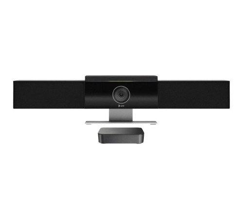 Камера видеоконференцсвязи со встроенной акустической системой/ Polycom Studio: Audio/Video USB Soundbar, with auto-track 120-deg FOV 4K Camera, USB stereo speakerphone, BT speakerphone, Wi-Fi device management, remote, Cable: 5m USB Type-A to Type-C, Pow Камера видеоконференцсвязи со встроенной акустической системой/ Polycom Studio: Audio/Video USB Soundbar, with auto-track 120-deg FOV 4K Camera, USB stereo speakerphone, BT speakerphone, Wi-Fi device management, remote, Cable: 5m USB Type-A to Type-C, Pow