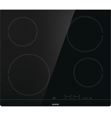 Встраиваемая варочная панель GORENJE/ Стеклокерамическая варочная панель, Цвет: Черный,Без рамки, Сенсорное управление, Таймер, Защитная блокировка от детей, Габаритные размеры (вхшхг): 5,4 × 59,5 × 52 см, Вес (брутто/нетто): 8,2 / 7,7 кг
