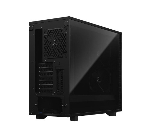 Корпус ПК без блока питания/ Case Fractal Design Define 7 TG Dark Tint, Midi-Tower, 3x140mm, 2xUSB-A 2.0 + 2xUSB-A 3.2 + 1xUSB 3.2 Type-C E-ATX, ATX, mATX, mITX Black