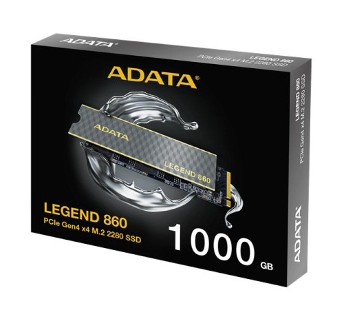 Твердотельный накопитель ADATA LEGEND 860 M.2 2280 NVMe PCIe 4.0 x4 1TB 6000/4000 COLOR BOX