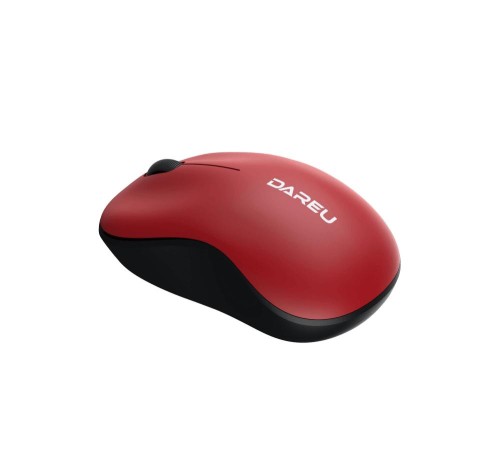 Мышь беспроводная Dareu LM106G Red-Black (красный с черным), DPI 1200, ресивер 2.4GHz, размер 99.4x59.7x38.4мм