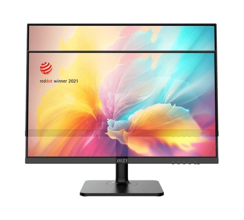 Монитор MSI Modern MD2412P 23.8" 16:9 FHD(1920x1080) IPS Flat,1ms(MPRT),1000:1,100M:1,300nit,178/178,HDMI 1.4,USB-C,Speaker,Tilt,Swivel,Height,Pivot,VESA,100Hz,Black,1y war-ty