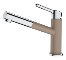 Смеситель Franke 115.0623.147/ Best, Смеситель ORBIT PULL-OUT, с выдвижным шлангом, хром/миндаль