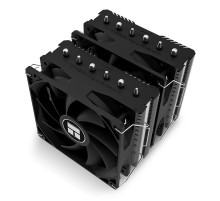 Кулер для процессора/ CPU Cooler Thermalright Peerless Assassin 120 SE Black (4-pin PWM, 155mm, Ni/Cu, 6x6mm, 2x120mm, 66.17CFM, 25.6dBA, 1550RPM, S: 1200, 1700, 1851, 115X, AM4, AM5, silver, black)