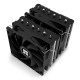 Кулер для процессора/ CPU Cooler Thermalright Peerless Assassin 120 SE Black (4-pin PWM, 155mm, Ni/Cu, 6x6mm, 2x120mm, 66.17CFM, 25.6dBA, 1550RPM, S: 1200, 1700, 1851, 115X, AM4, AM5, silver, black)