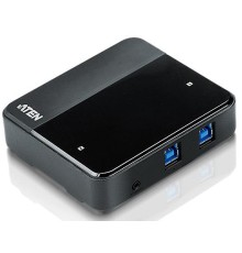 Переключатель, электрон., USB, 2 User > 2 устройства + клавиатура + мышь, 2 USB A-тип > 4 USB A-тип, Male > Female, со встроен. шнурами 2х1.2м., (USB 2.0)/ 2 PORT USB3.0 Peripheral Sharing Device.