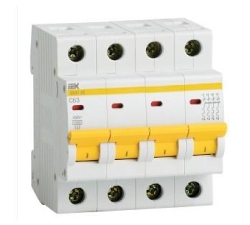 KARAT Авт. выкл. ВА47-29 4P C 50А 4,5кА IEK