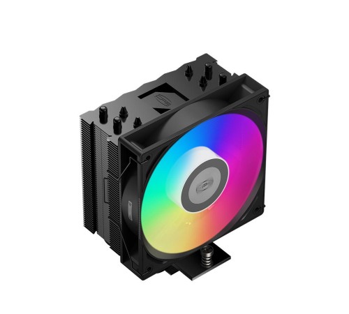 Кулер для процессора/ CPU Cooler PCCooler RT400 ARGB BK (235W, 4-pin PWM, 148mm, Al/Cu, 4x6mm, ARGB, 1x120mm, 73.32CFM, 34.9dBA, 2200RPM, S: 115X/1200/1700/1851 , AM4/AM5, black) Кулер для процессора/ CPU Cooler PCCooler RT400 ARGB BK (235W, 4-pin PWM, 148mm, Al/Cu, 4x6mm, ARGB, 1x120mm, 73.32CFM, 34.9dBA, 2200RPM, S: 115X/1200/1700/1851 , AM4/AM5, black)