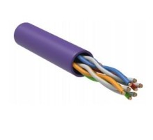 ITK Витая пара U/UTP кат.5E 4х2х24AWG LSZH фиолетовый (305м)