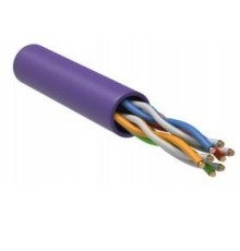 ITK Витая пара U/UTP кат.5E 4х2х24AWG LSZH фиолетовый (305м)