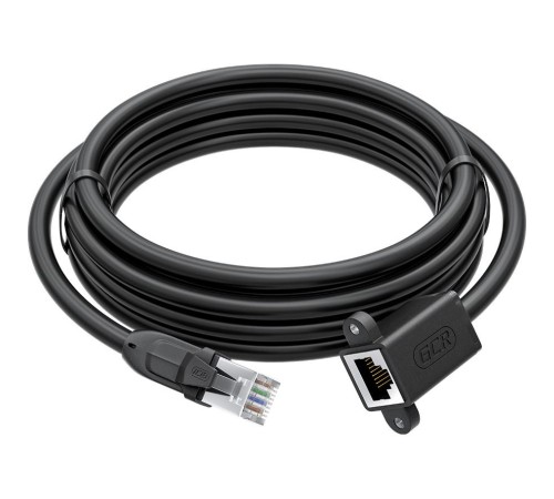 GCR Удлинитель PROF патч-корда прямой 5.0m, FTP медь, кат.6, 24 AWG, крепление под винт, никелированный коннектор, T568B, GCR-53719 GCR Удлинитель PROF патч-корда прямой 5.0m, FTP медь, кат.6, 24 AWG, крепление под винт, никелированный коннектор, T568B, GCR-53719