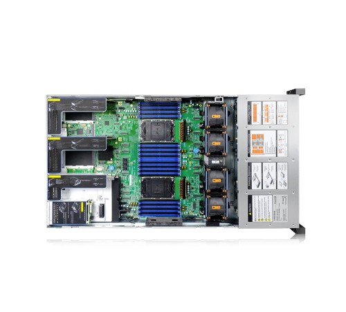 Серверная платформа/ Gooxi SL201-D12R-NV-G4 2u 12bay server with NVME bp,based on rapid sapphire 2xPCIe 5.0x16; 4xPCIe 5.0x8 2x 2.5" rear SAS/SATA 2x 2.5" rear NVMe 1300W 1+1 EU power cables