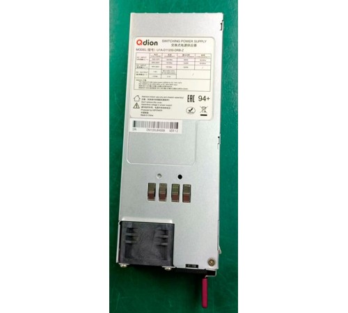 Блок питания серверный/ Server power supply Qdion Model U1A-D11200-DRB-Z P/N:99MAD11200I1170117 CRPS 1U Module 1200W Efficiency 94+, Gold Finger (option), Cable connector: C14 Блок питания серверный/ Server power supply Qdion Model U1A-D11200-DRB-Z P/N:99MAD11200I1170117 CRPS 1U Module 1200W Efficiency 94+, Gold Finger (option), Cable connector: C14
