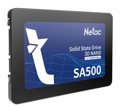 SSD накопитель Netac SSD SA500 480GB 2.5 SATAIII 3D NAND, R/W up to 520/450MB/s, TBW 240TB, 3y wty SSD накопитель Netac SSD SA500 480GB 2.5 SATAIII 3D NAND, R/W up to 520/450MB/s, TBW 240TB, 3y wty
