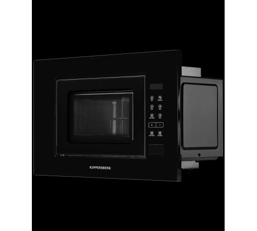 Встраиваемая микроволновая печь Kuppersberg/ Встраиваемая микроволновая печь Kuppersberg, объем 20 л, мощность 700 Вт, поворотный стол, High-Tech, 9 автоматических программ, гриль, сенсорное управление, цвет черный