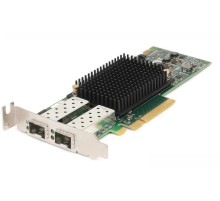 Контроллер DELL Emulex LPe31002 Dual Port FC16 Fibre Channel HBA, PCIe Low Profile, Customer Kit, V2 (including FC16 trancievers x 2)(analog LPe31002-AP)