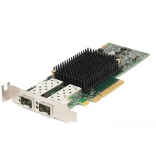 Контроллер DELL Emulex LPe31002 Dual Port FC16 Fibre Channel HBA, PCIe Low Profile, Customer Kit, V2 (including FC16 trancievers x 2)(analog LPe31002-AP)