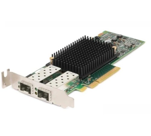 Контроллер DELL Emulex LPe31002 Dual Port FC16 Fibre Channel HBA, PCIe Low Profile, Customer Kit, V2 (including FC16 trancievers x 2)(analog LPe31002-AP)