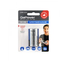 Батарейка AA/ Батарейка GoPower LR6 AA BL2 Alkaline 1.5V (2/24/480) блистер (2 шт.)