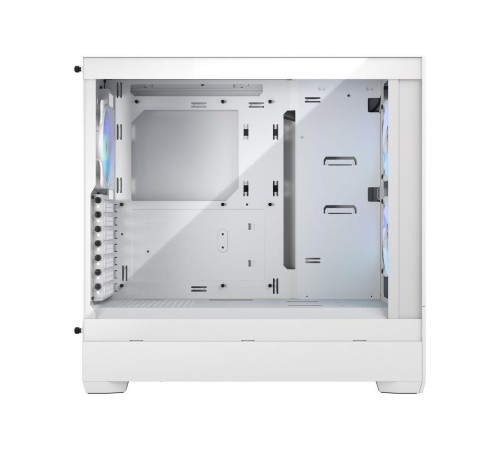 Корпус ПК без блока питания/ Case Fractal Design Pop Air RGB TG Clear Tint, Midi-Tower, 3x120mm RGB, 2xUSB-A 3.2 ATX, mATX, mITX White