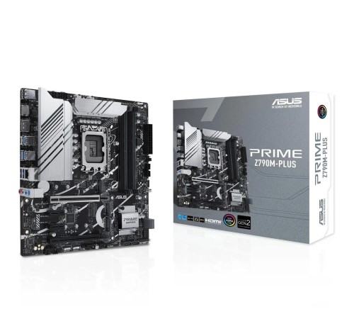 Материнская плата/ MB ASUS INTEL Z890 s1851, 4xDDR5(192GB), 1xPCIe 5.0x16, 3xPCIe 4.0x16, 1xLAN (2.5GbE), Wi-Fi, BT, 6xSATA 6Gb/s, 3xM.2, 1xUSB-C, 7xUSB 3.2, mATX, 90MB1J80-M0EAY0 Материнская плата/ MB ASUS INTEL Z890 s1851, 4xDDR5(192GB), 1xPCIe 5.0x16, 3xPCIe 4.0x16, 1xLAN (2.5GbE), Wi-Fi, BT, 6xSATA 6Gb/s, 3xM.2, 1xUSB-C, 7xUSB 3.2, mATX, 90MB1J80-M0EAY0
