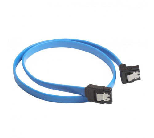 Кабель интерфейсный угловой SATA III 0.5 m Greenconnect GC- ST1041-0.5 m, SATA III - SATA III до 6Gbps, 26 AWG, 7pin / 7pin угловой разъем, медь, пакет