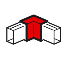 Внутренний угол 20x12 мм METRA