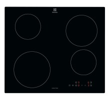 Индукционная варочная поверхность ELECTROLUX/ индукционная на 4 конфорки, cтеклокерамика, мощность: 6900 Вт, независимая установка, размеры (ШхГ): 59x52 см