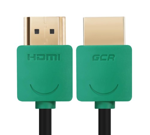 Greenconnect Кабель SLIM 1.0m HDMI 2.0, зеленые коннекторы Slim, OD3.8mm, HDR 4:2:2, Ultra HD, 4K 60 fps 60Hz, 3D, AUDIO, 18.0 Гбит/с, 32/32 AWG, GCR-51580 Greenconnect Кабель SLIM 1.0m HDMI 2.0, зеленые коннекторы Slim, OD3.8mm, HDR 4:2:2, Ultra HD, 4K 60 fps 60Hz, 3D, AUDIO, 18.0 Гбит/с, 32/32 AWG, GCR-51580