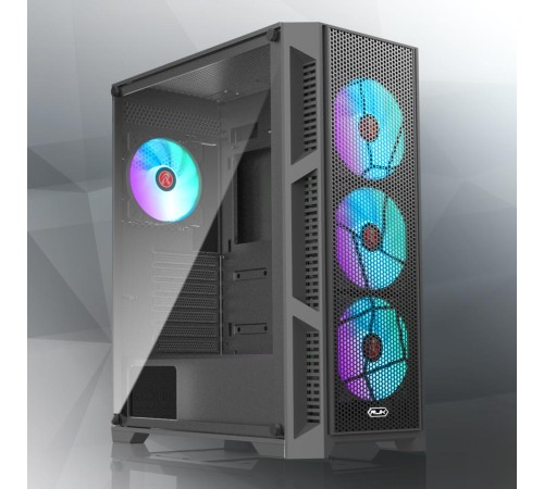 Корпус без блока питания/ Case Raijintek ARCADIA III-MS4, Midi-Tower, TG, 4x120mm ARGB, 1xUSB-A 3.0 + 2xUSB 2.0, ATX, mATX, mITX Black Корпус без блока питания/ Case Raijintek ARCADIA III-MS4, Midi-Tower, TG, 4x120mm ARGB, 1xUSB-A 3.0 + 2xUSB 2.0, ATX, mATX, mITX Black