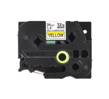 Кассета с самоламинирующейся лентой TZESL661 чёрным на желтом, ширина 36 мм, длина 8м