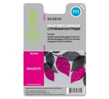 -/ Картридж струйный Cactus CS-CZ131 №711 пурпурный (26мл) для HP DJ T120/T520