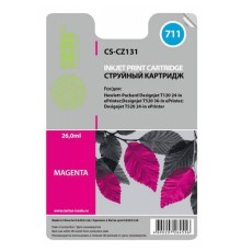 -/ Картридж струйный Cactus CS-CZ131 №711 пурпурный (26мл) для HP DJ T120/T520