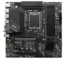 Материнская плата/ MB MSI INTEL B760 s1700, 4xDDR4(128GB), 2xHDMI 2.1/2xDP, 1xPCIe 4.0x16, 1xPCIe 3.0x16, 1xPCIe 3.0, 1xLAN (2.5GbE), Wi-Fi, BT, 4xSATA 6Gb/s, 2xM.2, 4xUSB 3.2, 2xUSB 2.0, 1xPS/2, mATX