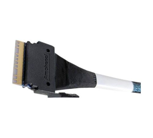 Набор интерфейсных кабелей/ 2U SlimSAS Cable x24 Mid-plane to HSBP Kit (1) 110 mm cable, connects Midplane card x8 SlimSAS connector to HSBP x8 SlimSAS connector. One cable per connection Набор интерфейсных кабелей/ 2U SlimSAS Cable x24 Mid-plane to HSBP Kit (1) 110 mm cable, connects Midplane card x8 SlimSAS connector to HSBP x8 SlimSAS connector. One cable per connection