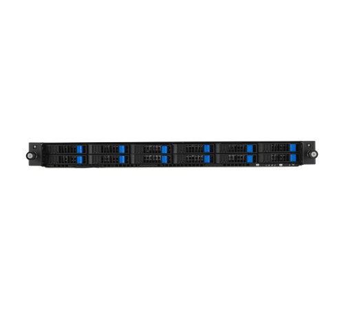 Серверная платформа/ ASUS RS500A-E12-RS12U, 1U 2 1slot GPU, 1xSP5 (LGA6096) EPYC 9004 (400W), 24 DIMM DDR5, 12 x SATA/SAS/NVME, 2 x M.2, Up to 3 PCIe Gen5 slots + 1 OCP3.0, 2 x  1GbE LANUp to 2 single-slot GPU cards, 1+1 1600W