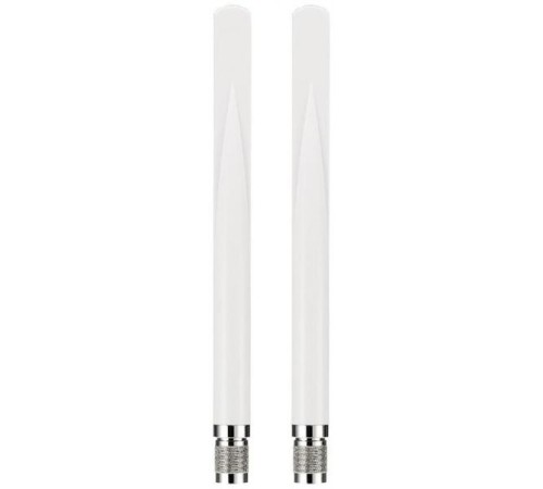 Антенна Антенна Zyxel ANT2105, двухдиапазонная, 4,5dBi - 7dBi, всенаправленная, уличная, N-tyle (male), 2 шт. в комплекте Антенна Антенна Zyxel ANT2105, двухдиапазонная, 4,5dBi - 7dBi, всенаправленная, уличная, N-tyle (male), 2 шт. в комплекте