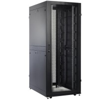 Шкаф ЦМО Шкаф серверный ПРОФ напольный 42U (800x1000) дверь перфор. 2 шт., черный, в сборе