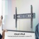 ONKRON Настенный кронштейн для интерактивных панелей и ТВ 60"-110" фиксированный, чёрный UF12
