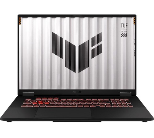 Ноутбук/ ASUS TUF A18 FA808UP-S8051 18"(1920x1200 (матовый, 144Hz) IPS)/AMD Ryzen 7  260(3.8Ghz)/32768Mb/1024PCISSDGb/noDVD/Ext:nVidia GeForce RTX 5070(8192Mb)/Cam/BT/WiFi/90WHr/war 1y/2.6kg/Jaeger Gray/DOS