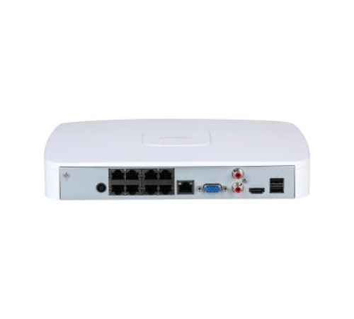 Видеорегистратор DAHUA 8-канальный IP-видеорегистратор c PoE, 4K, H.265+ и ИИ Входящий поток до 256Мбит/с; сжатие: H.265+, H.265, H.264+, H.264, MJPEG; разрешение записи до 16Мп; накопители: 1 SATA III до 16Тбайт; вос Видеорегистратор DAHUA 8-канальный IP-видеорегистратор c PoE, 4K, H.265+ и ИИ Входящий поток до 256Мбит/с; сжатие: H.265+, H.265, H.264+, H.264, MJPEG; разрешение записи до 16Мп; накопители: 1 SATA III до 16Тбайт; вос