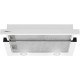 ВЫТЯЖКА HOMSair Flat 60 White/ встраиваемая, колыбельное управление, 2 скорости, 520 м3/ч, до 20 м2, 45 дБ, угольный фильтр CF110 - 1 шт, ШхВхД: 500х176х280 мм, белый цвет